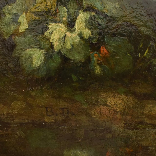 French Artist, Landscape Paintings, 1800s, Oil on Canvas For Sale - Image 9 of 11