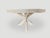 Contemporary Andrianna Shamaris Round Shell Inlaid Teak Wood Table For Sale - Image 3 of 18