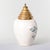 This Dutch Delft tobacco jar is of ovoid form, painted in blue and white on a tin-glazed earthenware body. The front bears...