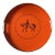 Hermes-Inspired Orange Equestrian Serving Tray For Sale