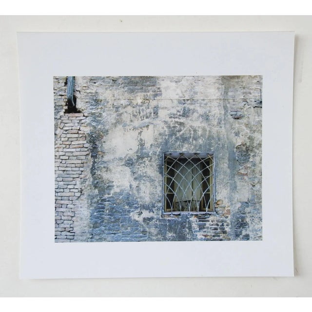 Vintage circa 1990's photograph on paper by Eric C. Weller (20th century) Texas. Interesting architectural detail....