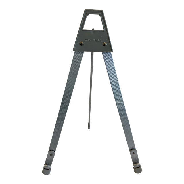 Vintage Metal Easel Stand Made in Usa For Sale