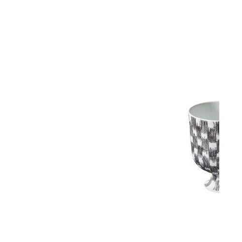 Ceramic Formafantasma Post Scriptum Cachepot Black Scacchi Vase from Cassina For Sale - Image 7 of 15