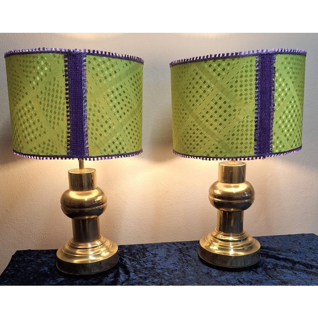 Metal Vintage Table Lamps by Lamplove, 1970s, Set of 2 For Sale - Image 7 of 12