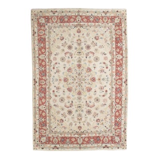 Vintage Hand-Knotted Persian Tabriz Rug 6'8" X 9'10" For Sale