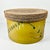 Mustard 1990s Vintage Coastal Boho Chic Wicker Lidded Bamboo Leaf Motif Storage Box, Large For Sale - Image 8 of 9