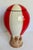 Here is a whimsical ceramic hot air balloon liquor decanter designed by Paul Lux in 1969. Finished in bold red and white...