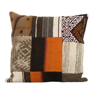 Turkish Patchwork Pillow Cover 17'' X 18''