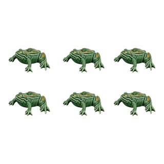 Bordallo Pinheiro Frogs and Toads Small Frogs, Set of 6 For Sale