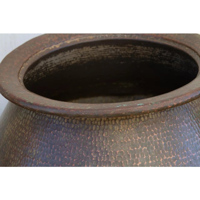 19th Century Antique Large Southern Indian Copper Pot For Sale - Image 5 of 8