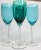 Aquamarine Goblets- Set of Four For Sale - Image 6 of 12