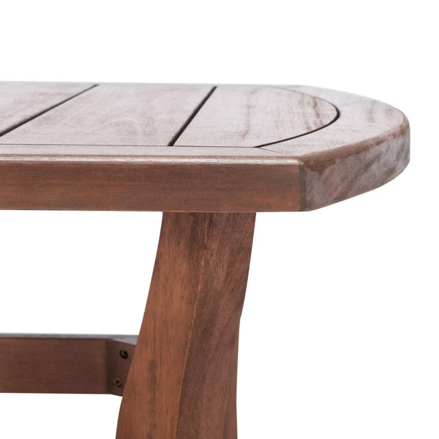Spritely Home Payden Outdoor Coffee Table, Natural For Sale - Image 4 of 9