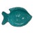 1990s Italian Turquoise Fish Plate For Sale
