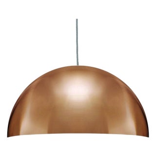 Sonora Medium Gold Suspension Lamp by Vico Magistretti for Oluce For Sale
