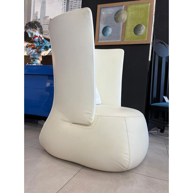 Set of High-Back Chair with Matching Ottoman by Patricia Urquiola for B&B Italia, 2000s For Sale - Image 13 of 18