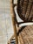 Wood Pair of Vintage French Bistro Bar Stools With Oval Medallion Backs in Honey Woven Rattan For Sale - Image 7 of 12