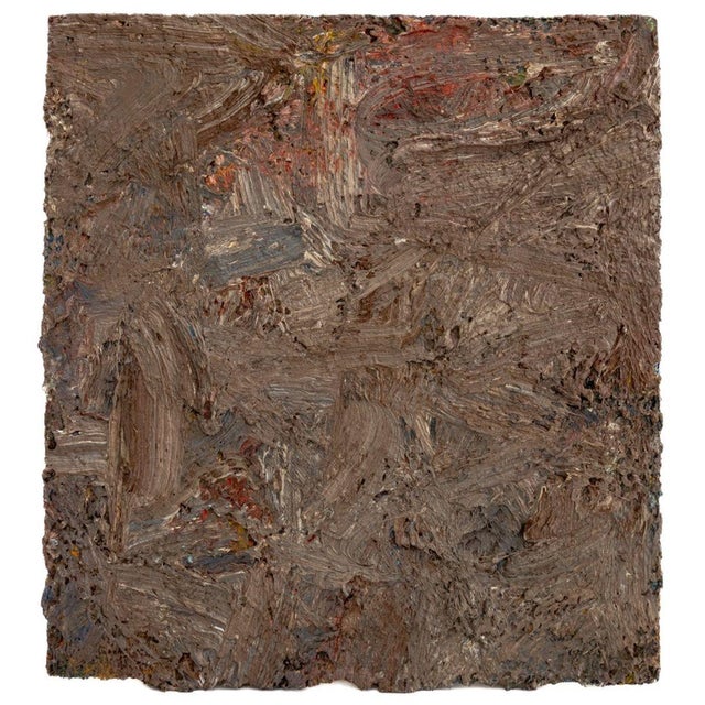 Late 20th Century Andy Miller Abstract Composition Oil on Canvas For Sale - Image 5 of 8