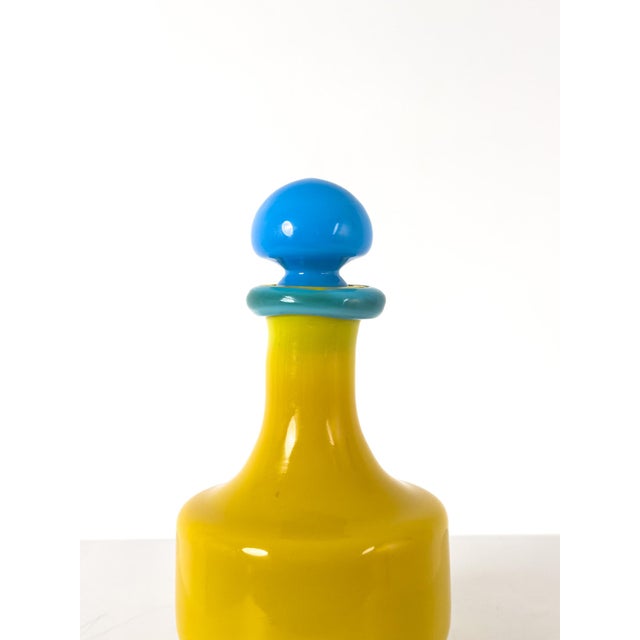 Art Glass Decanter by Erik Höglund, Sweden, 1960s For Sale - Image 4 of 8