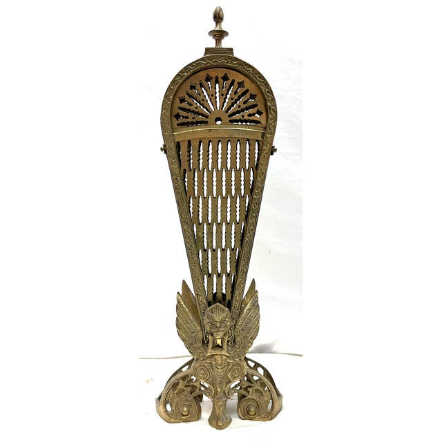 Vintage 1950's Art Deco Peacock Fireplace Screen For Sale - Image 14 of 18