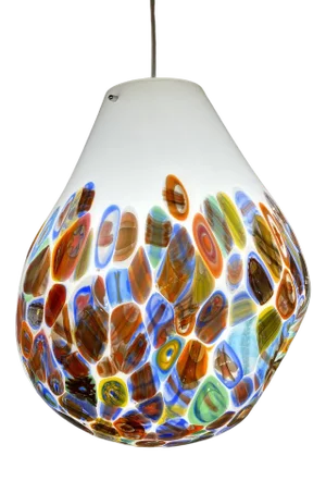 Contemporany Murrine Sphere Light in Murano Style Glass from Simoeng
