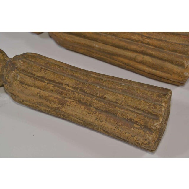 Antique Papier Mâché Theatre Tassels- a Pair For Sale - Image 4 of 7