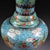 Pair of Cloisonne Enamel Vases – 11.8" Dragon & Phoenix Baluster Form With Qianlong Mark For Sale In Los Angeles - Image 6 of 9
