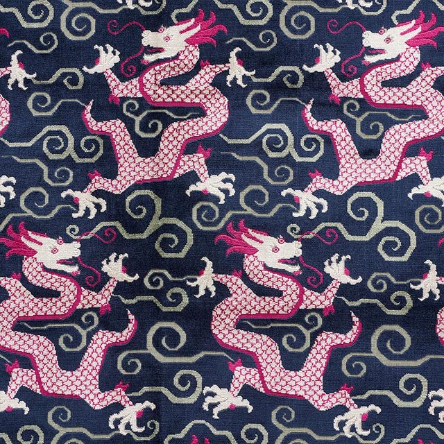 Inspired by chinoiserie motifs, this fabulous, fantastical dragon pattern was dreamt up by our in-house design studio....