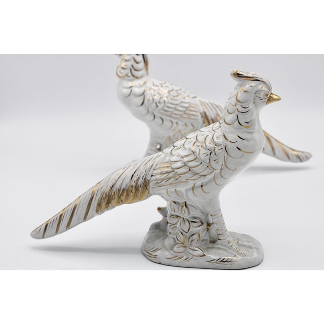 Vintage Italian Terracotta Pheasants For Sale - Image 10 of 12