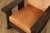 Brown Oak Craft Antique Mission Oak and Leather Rocking Chair For Sale - Image 8 of 12