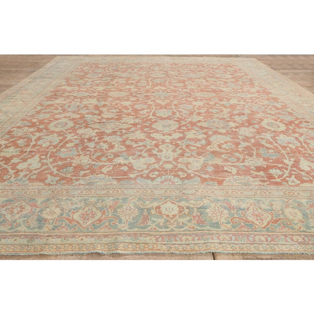 Antique Persian Mahal Rug, 10'02 X 13'05 For Sale - Image 9 of 10