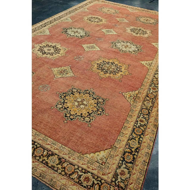 Turkish Oushak Rug 8'8" x 14'8" #18540 For Sale In Houston - Image 6 of 8