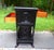Wood Antique Carved Black Ebonized Aesthetic Movement Victorian Entry Table For Sale - Image 7 of 18