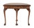 Queen Anne Demi Lune Card Table in Walnut, 1920s For Sale - Image 9 of 9