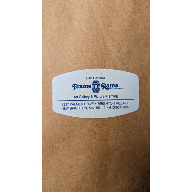 Framed Vintage Chinese Embroidered Silk Panel For Sale - Image 6 of 6