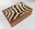 We are selling this great looking mid 20th century walnut humidor box. This humidor has authentic piece of Zebra hide on...