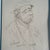 Folk Art 1950s W. Harold Hancock Sketch Portrait Hobo Clown For Sale - Image 3 of 4