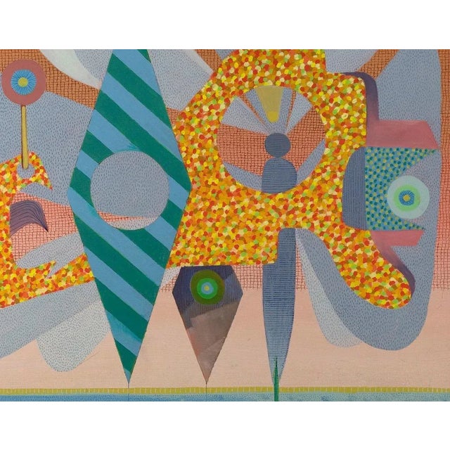 Pink Geometries is and original Contemporary artwork realized in 1970s by the italian Contemporary artist Leo Guida (1992...