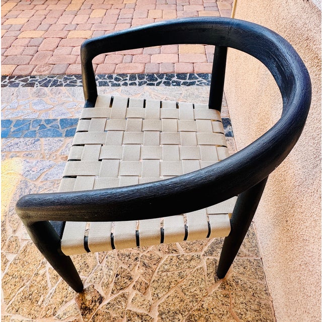 SUNPAN Modern Outdoor Dining Set by Four Hands With Teak Chairs, 5 Pieces For Sale - Image 4 of 8