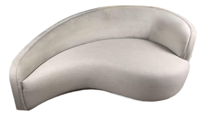 Interlude Home "Dana" Contemporary Right-Arm Curved Chaise Lounge