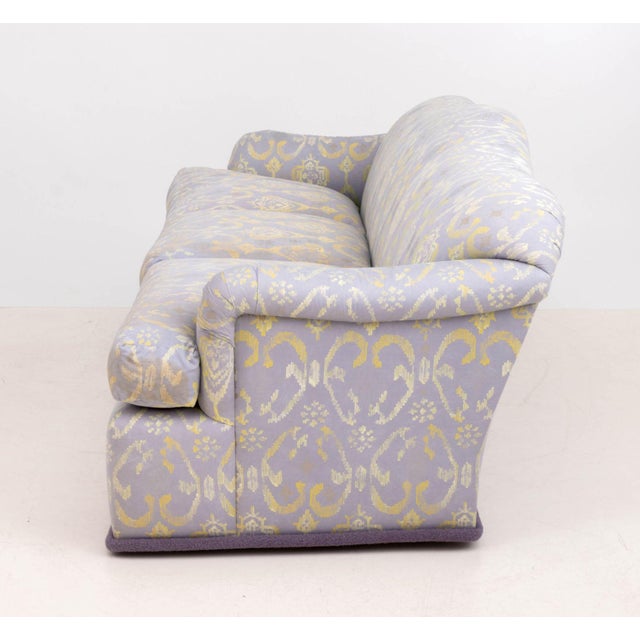 Purple J. Robert Scott Green & Purple Upholstered Sofa For Sale - Image 8 of 11