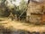 Gold Mid 19th Century John James Wilson 1818 - 1875 Farmhouse at Nutfield Surrey Oil Painting For Sale - Image 8 of 15
