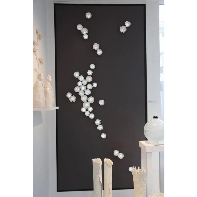 Hoya Porcelain Wall Art by Ludovic Clément d'Armont For Sale - Image 6 of 7