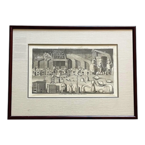 Nathaniel Parr Engraving 1751 for J. HInton's New Dictionary of Arts & Sciences. Chemical Laboratory