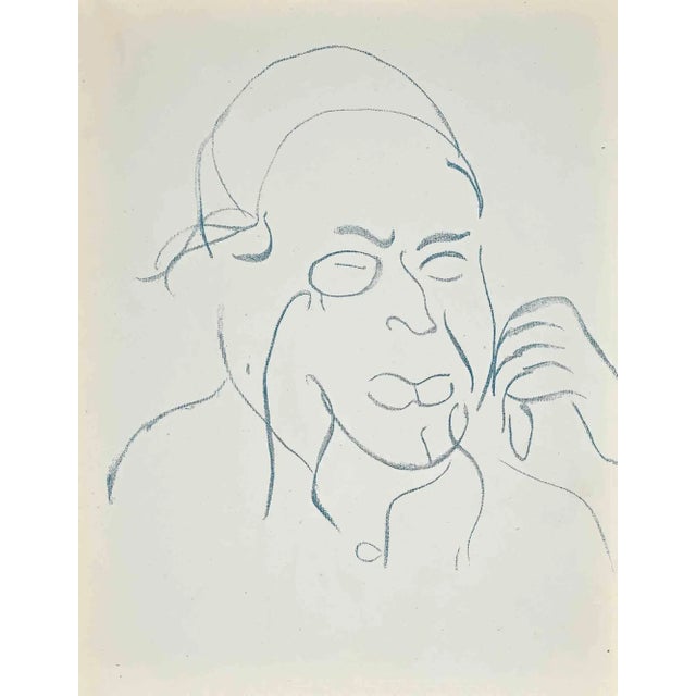 Study for Self-portrait is an original lithograph realized by Raoul Dufy in 1930s. Good conditions. No signature. Raoul...