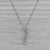 2010s 0.60ctw Graduated Diamond Journey Pendant Necklace 14k White Gold 21" Box Chain For Sale - Image 5 of 6