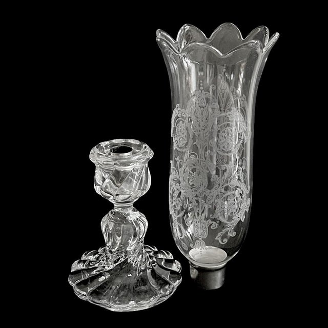 Elevate your home decor with this exquisite Baccarat crystal candlestick candelabra, a true masterpiece of French...