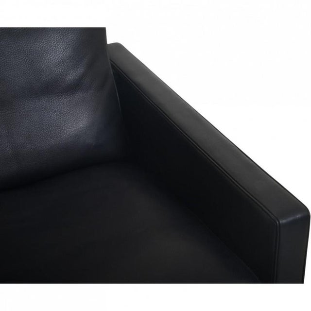 1980s Vintage PK31 Chair in Black Aura Leather by Poul Kjærholm, 1980s For Sale - Image 5 of 18
