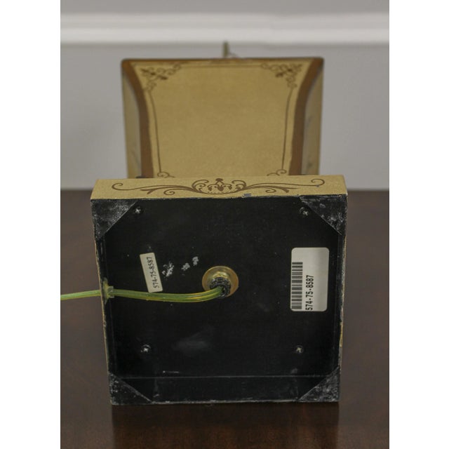 Chinoiserie Toleware Table Lamp For Sale - Image 11 of 12