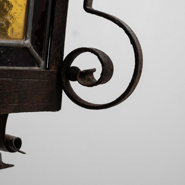 Mid 20th Century Mid 20th Century Belgium Gothic Bronze Metal Candelabras For Sale - Image 5 of 11