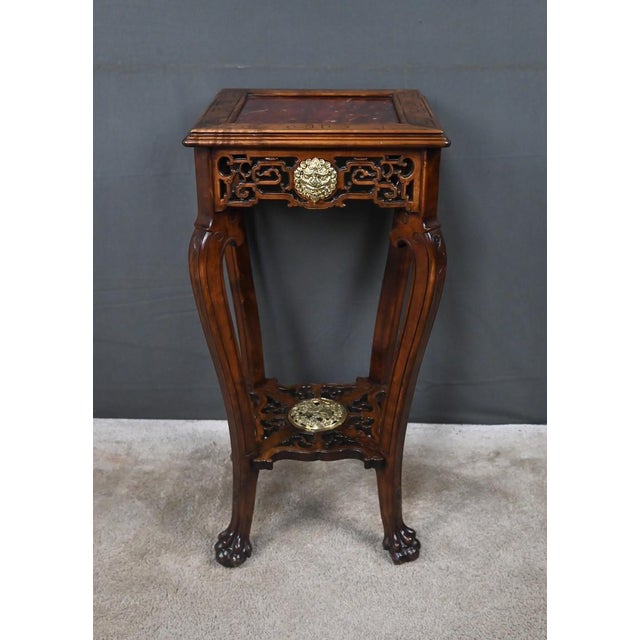 Asian Side Table in the style of Gabriel Viardot, Late 19th Century For Sale - Image 14 of 18